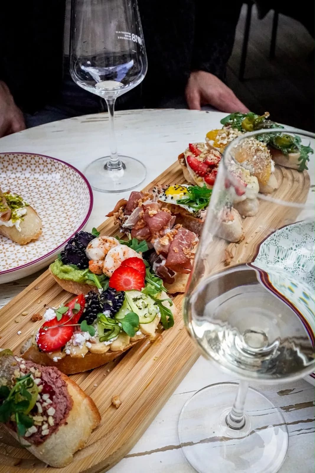 Pintxos a víno